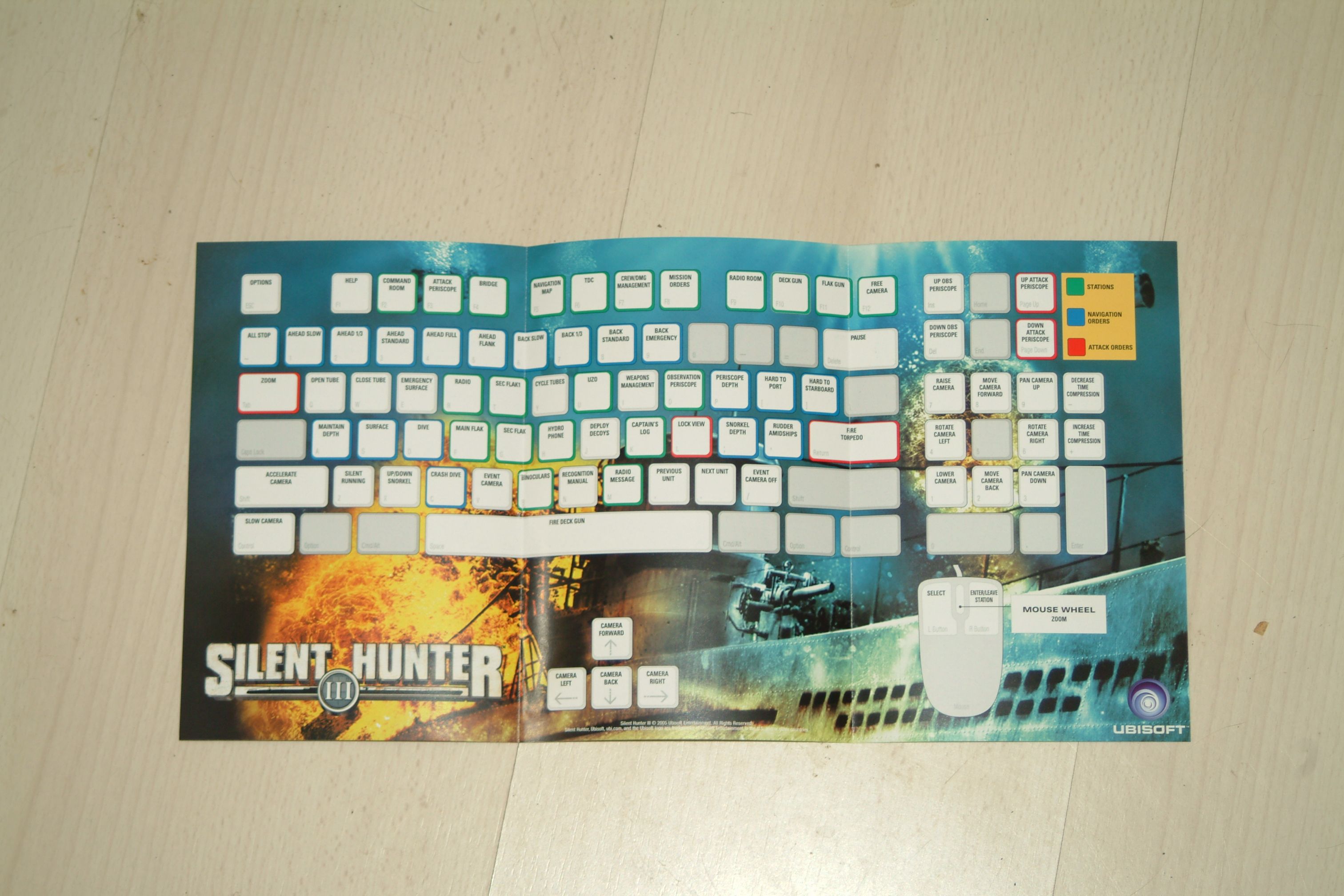 Silent Hunter 4 Keyboard Layout